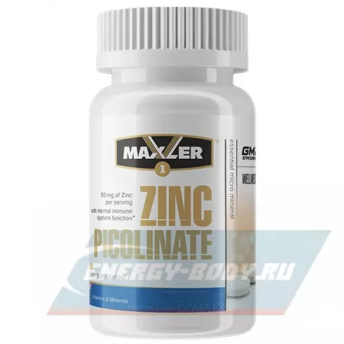  MAXLER Zinc Picolinate 50 мг Нейтральный, 60 таблеток
