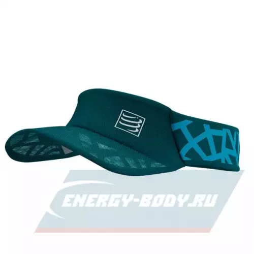  Compressport Visor Spiderweb Ultralight Shaded Spruce/Hawaiian Ocean 