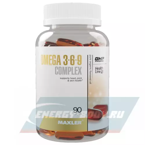 Omega 3 MAXLER Omega 3-6-9 90 вегетарианских капсул