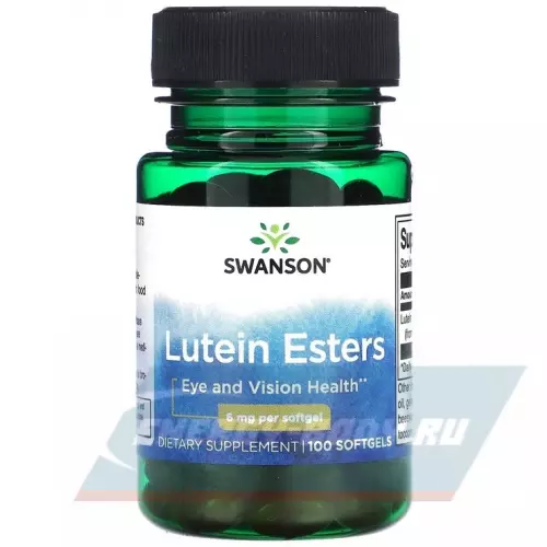 Swanson Lutein Esters 6 mg 100 капсул