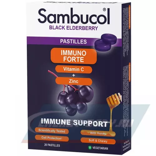  Sambucol Immuno Forte Pastilles 20 пастилок