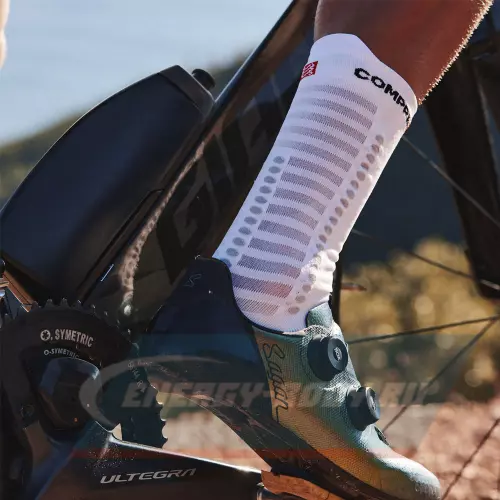  Compressport Носки Bike Ultralight V4 - White/Grey T4