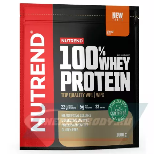  NUTREND 100% WHEY PROTEIN Апельсин, 1000 г