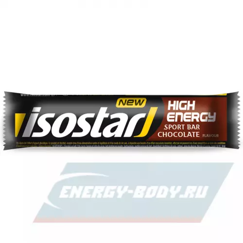 Батончик энергетический ISOSTAR High Energy Шоколад, 1 батончик x 35 г