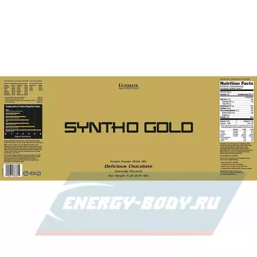  Ultimate Nutrition Syntha Gold Шоколад, 2270 г