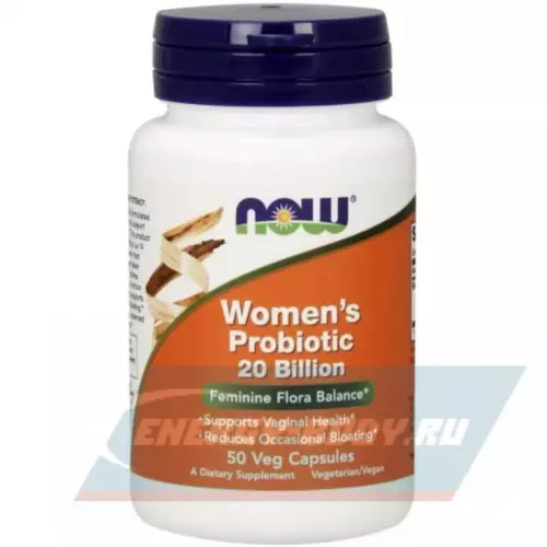  NOW FOODS Women's Probiotic 20 Billion 50 веган капсул