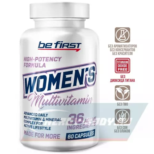  Be First WOMEN'S MULTIVITAMIN 60 капсул