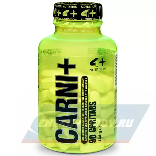 L-Карнитин 4+NUTRITION CARNI+ Нейтральный, 90 таблеток