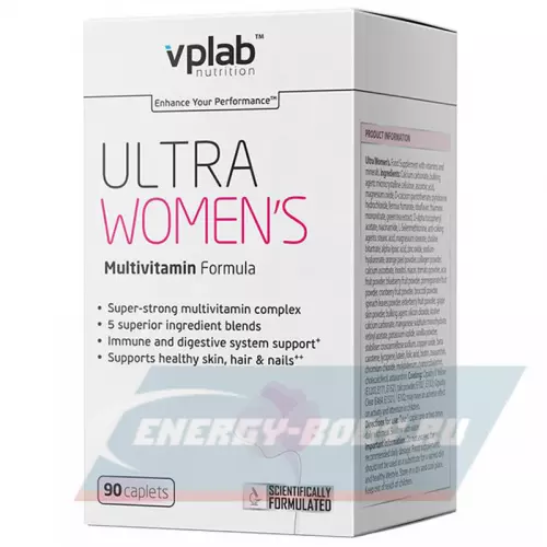 Витамины для женщин VP Laboratory ULTRA WOMEN'S 90 капс, Нейтральный