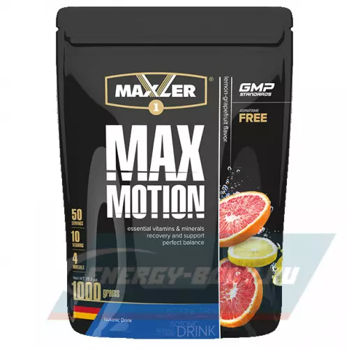  MAXLER Max Motion Лимон-грейпфрут, 1000 г