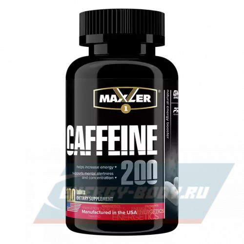Энергетик MAXLER Caffeine 200 Нейтральный, 100 таблеток