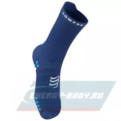  Compressport Носки V4 Run Hi Sodalite/Fluo Blue T3