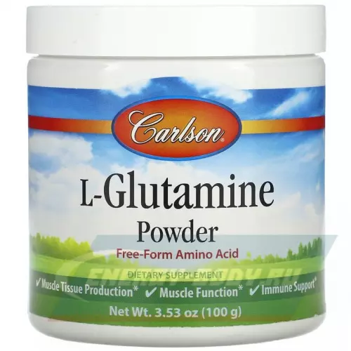 Глютамин Carlson Labs L-Glutamine Powder Нейтральный, 100 г