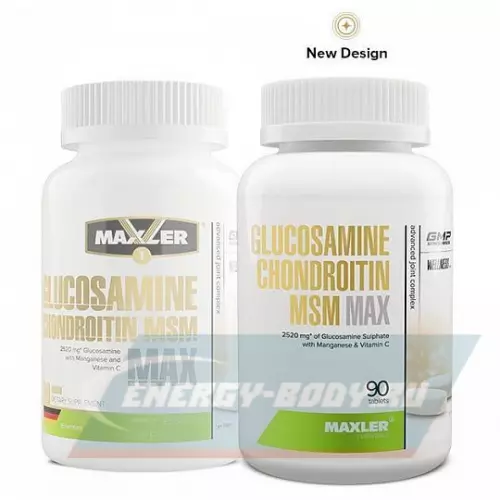 Суставы, связки MAXLER Glucosamine Chondroitin MSM MAX Нейтральный, 90 таблеток