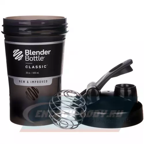 Шейкера BlenderBottle Classic V2 591мл Full Color Black Черный, 591 мл / 20 oz