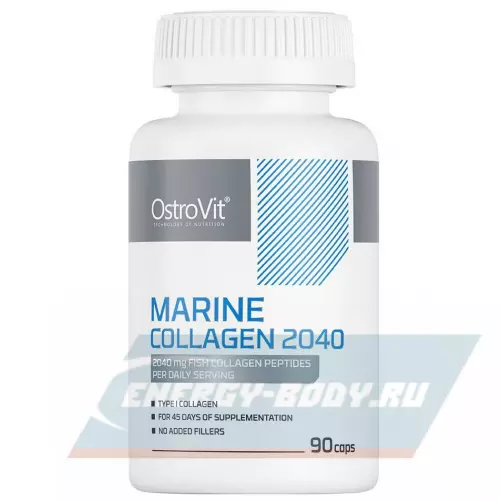 COLLAGEN OstroVit Marine Collagen 2040 90 капсул
