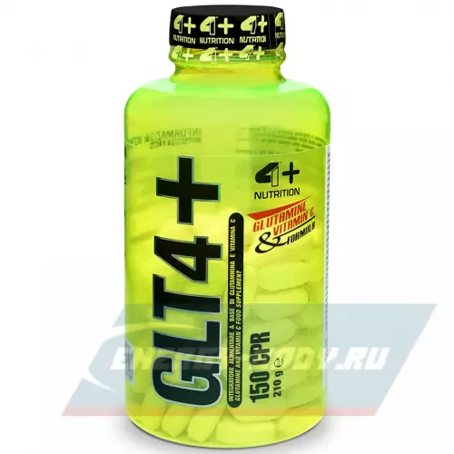 Глютамин 4+NUTRITION GLT4+ Нейтральный, 150 таблеток
