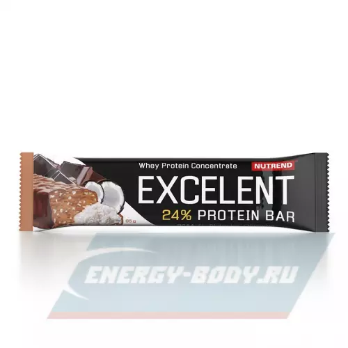 Батончик протеиновый NUTREND Excelent Protein Bar Шоколад-Кокос, 85 г