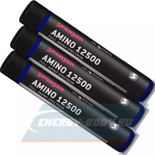 Аминокислотны SPONSER PRO AMINO 12500 Вишня, 3 x 25 мл