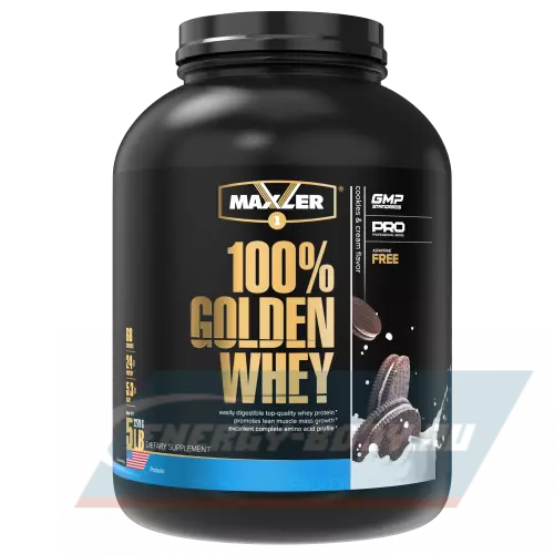  MAXLER 100% Golden Whey Печенье и крем, 2270 г