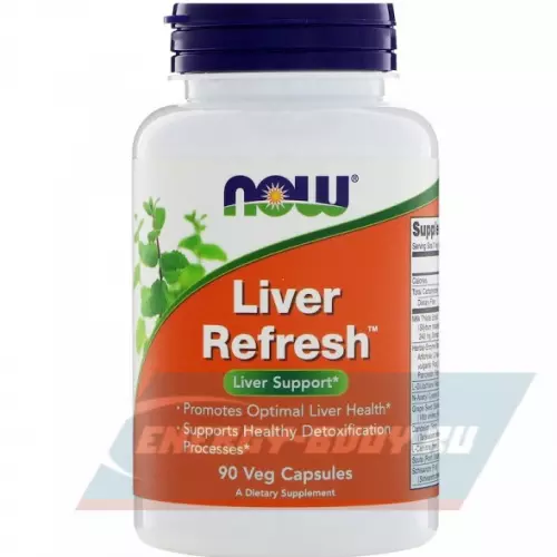  NOW FOODS Liver Refresh 90 Вегетарианских капсул