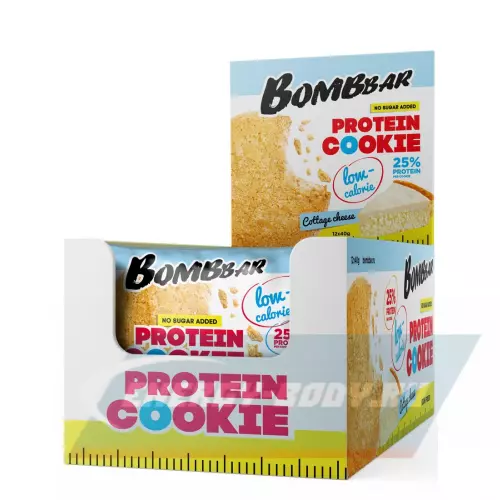 Батончик протеиновый Bombbar Protein cookie 40 Творожный, 12 x 40 г