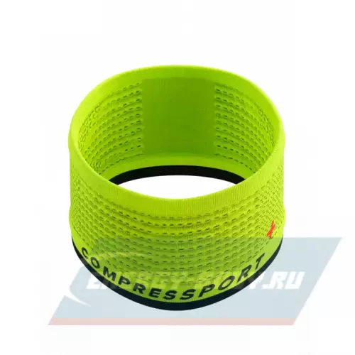  Compressport Повязка на голову On/Off Flash - Fluo Yellow/Black 