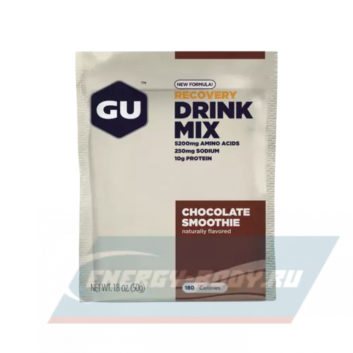 Восстановление GU ENERGY GU RECOVERY DRINK MIX Мягкий шоколад, 62 г
