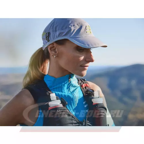  Compressport Pro Racing Cap Серый/Лайм 