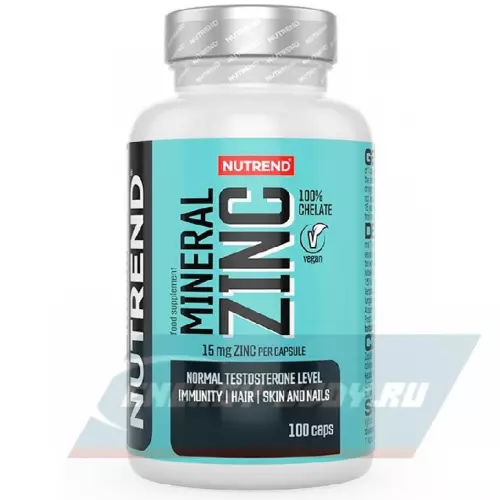  NUTREND Mineral ZINC 100% Chelate 100 таблеток