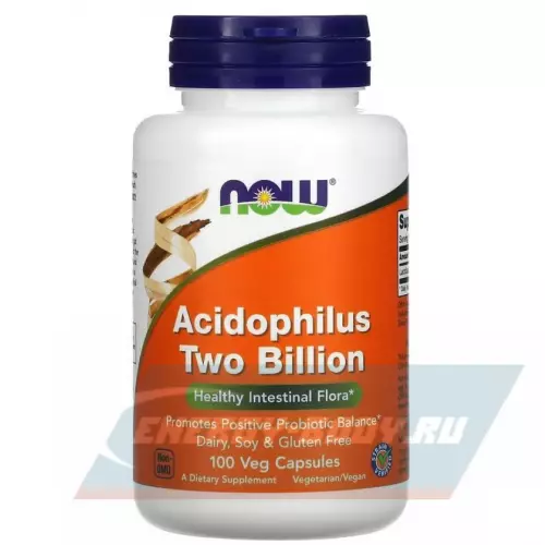  NOW FOODS Acidophilus Two Billion 100 вегетарианских капсул