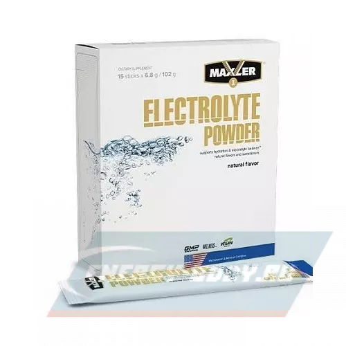  MAXLER Electrolyte Powder Натуральный, 15 х 6,8 г