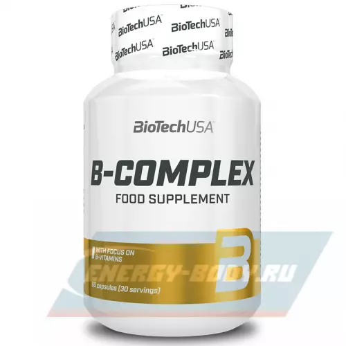 Витамины группы B BiotechUSA B-Complex 60 таблеток, Нейтральный