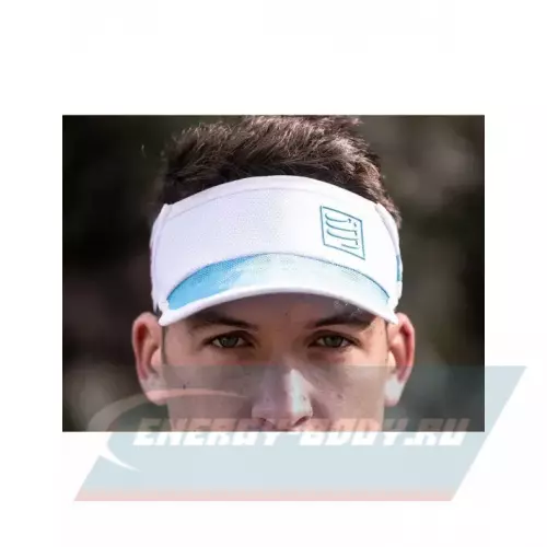  Compressport Visor Spiderweb Ultralight White/Blue 