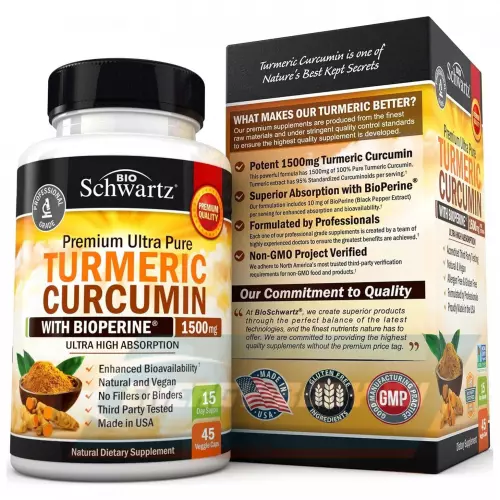  BioSchwartz Turmeric Curcumin 1500 mg 45 капсул