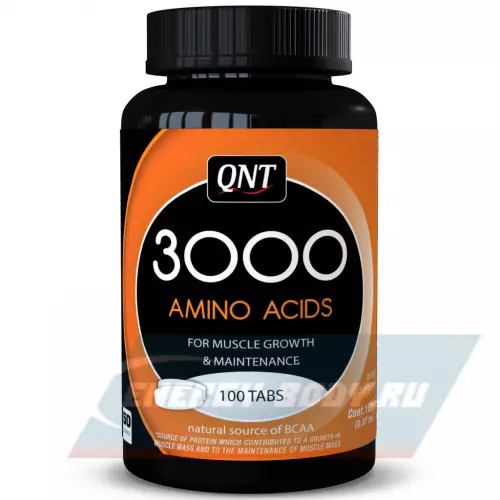 Аминокислотны QNT AMINO ACID 3000 MG Нейтральный, 100 таблеток