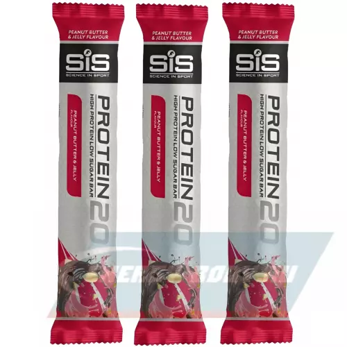 Батончик протеиновый SCIENCE IN SPORT (SiS) Protein 20 Арахисовое масло, 3 x 64 г