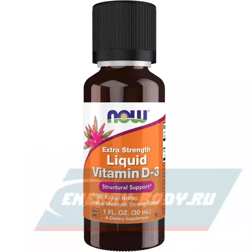  NOW FOODS Liquid Vitamin D-3, Extra Strength 30 мл