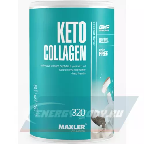 COLLAGEN MAXLER Keto Collagen Кокос, 320 г