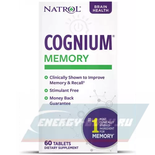  Natrol Cognium 100mg Нейтральный, 60 таблеток