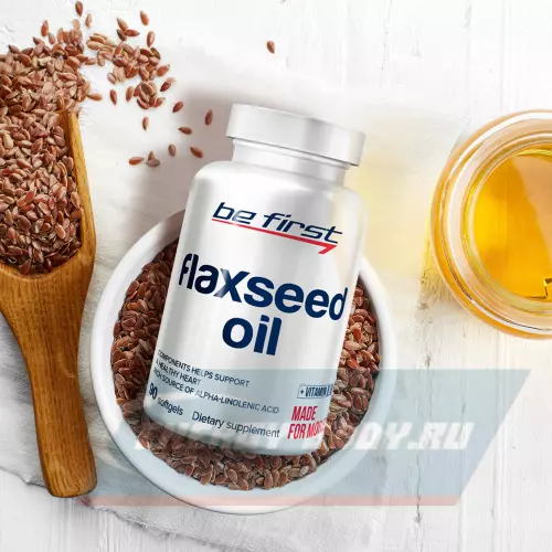 Omega 3 Be First Flaxseed Oil (льняное масло) 90 капсул
