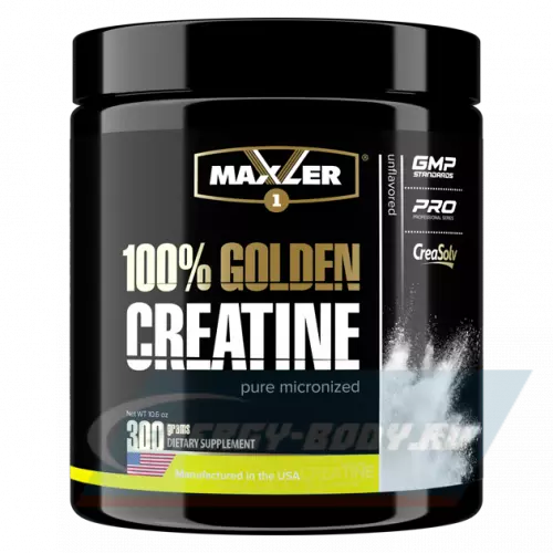  MAXLER 100% Golden Micronized Creatine Нейтральный, 300 г