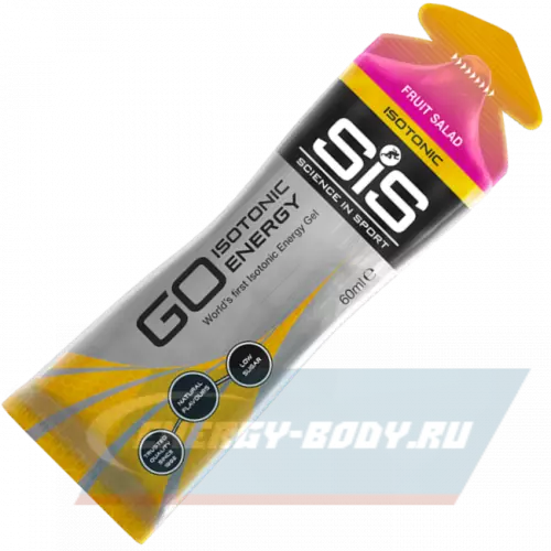 Энергетический гель SCIENCE IN SPORT (SiS) GO Isotonic Energy Gels Фруктовый салат, 1 x 60 мл