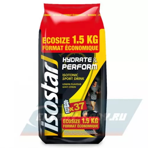  ISOSTAR Hydrate and Perform Powder Лимон, 1 пакет = 1.5 кг