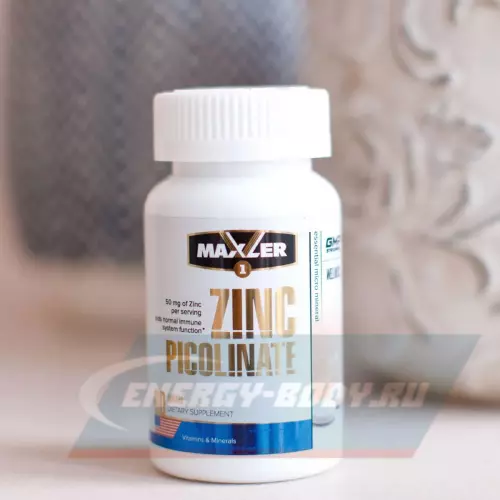  MAXLER Zinc Picolinate 50 мг Нейтральный, 60 таблеток