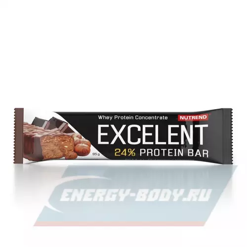 Батончик протеиновый NUTREND Excelent Protein Bar Шоколад с орехами, 85 г