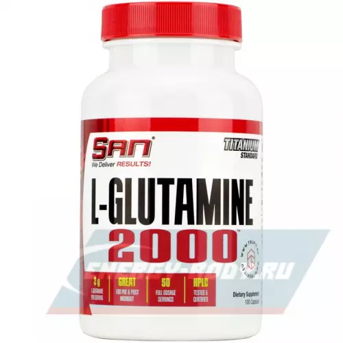 Глютамин SAN L-Glutamine 2000 100 капсул