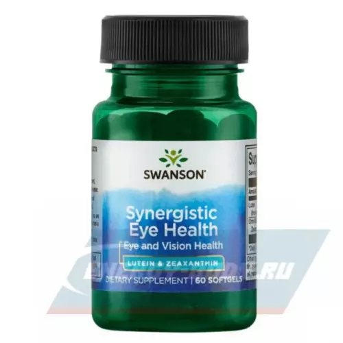  Swanson Synergistic Eye Health - Lutein & Zeaxanthin 60 капсул
