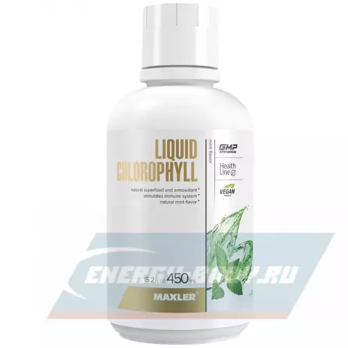  MAXLER Liquid Chlorophyll Мята, 450 мл