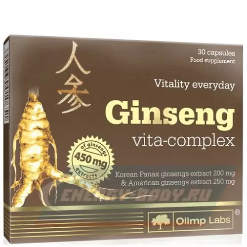  OLIMP Ginseng vita-complex Нейтральный, 30 капсул